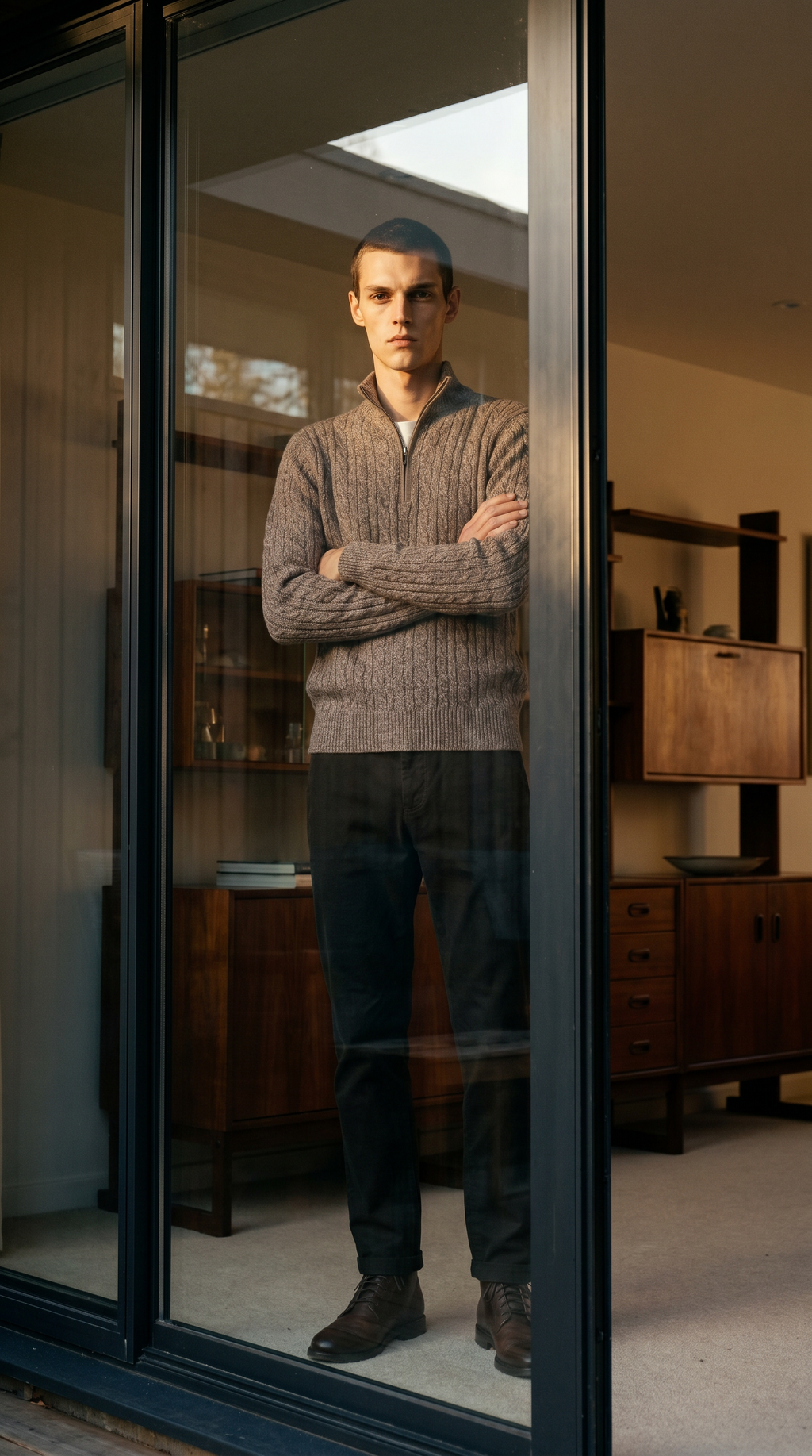 The Thornbury Quarter Zip Sweater
