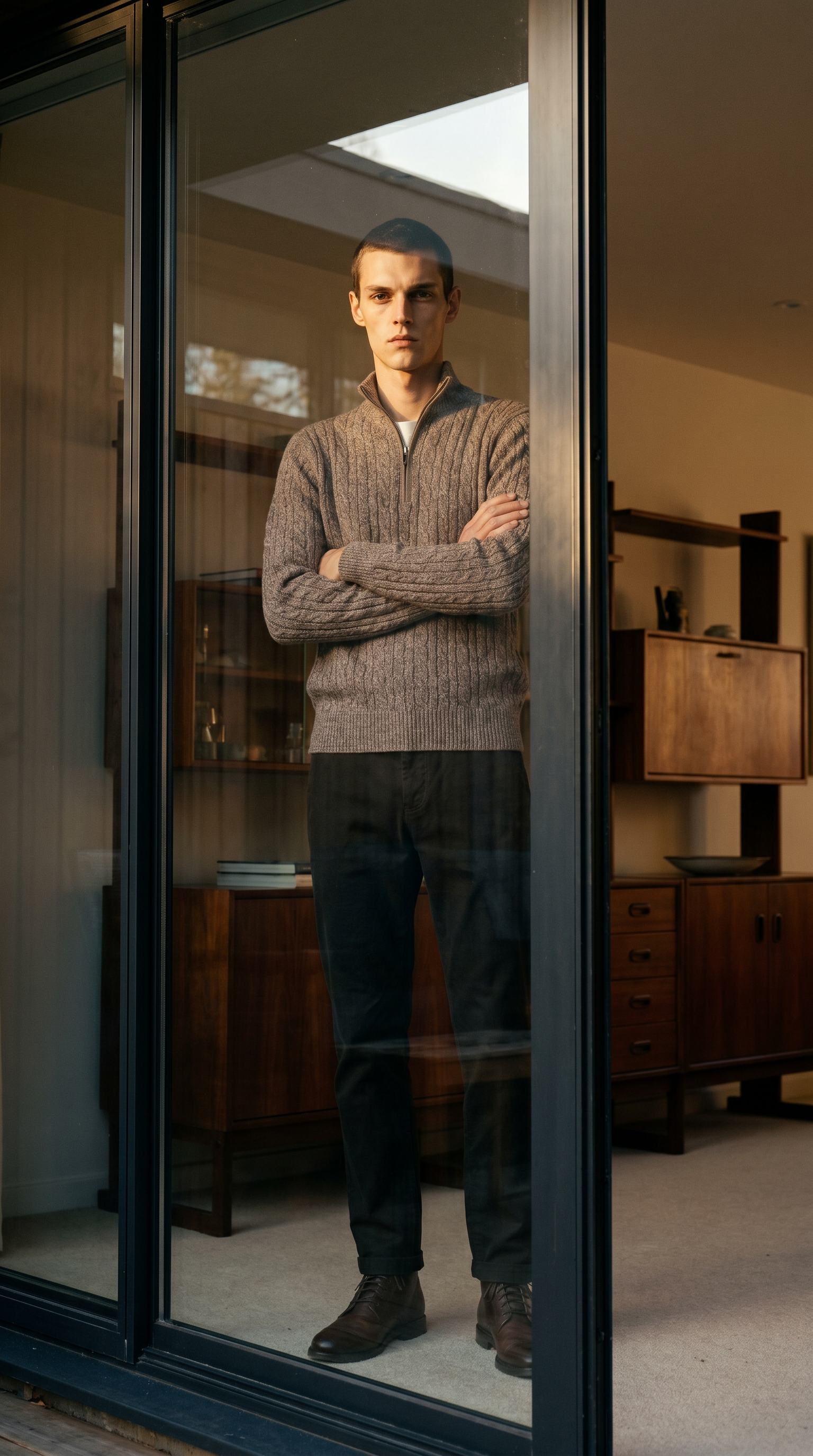 The Thornbury Quarter Zip Sweater